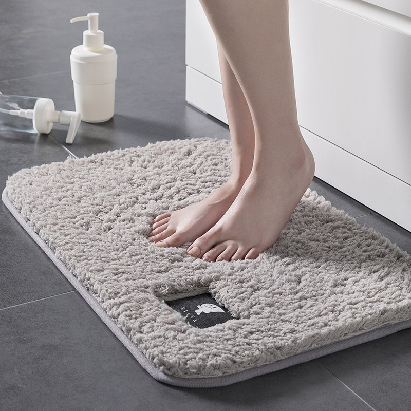 Shopify Dropshipping_High-hair bathroom absorbent floor mat