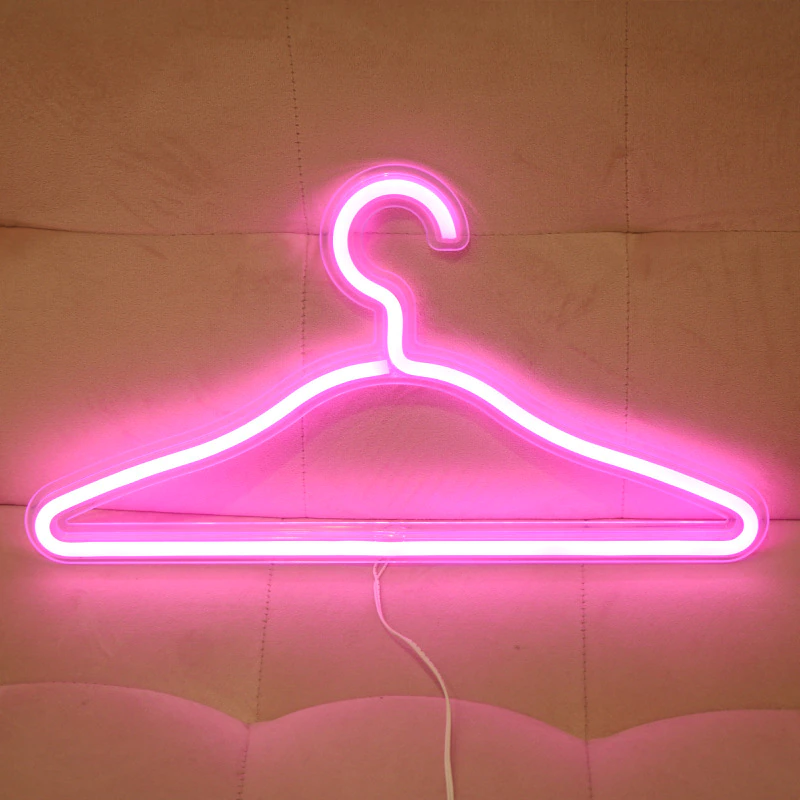 Shopify Dropshipping_LED Neon Light Clothes Hanger